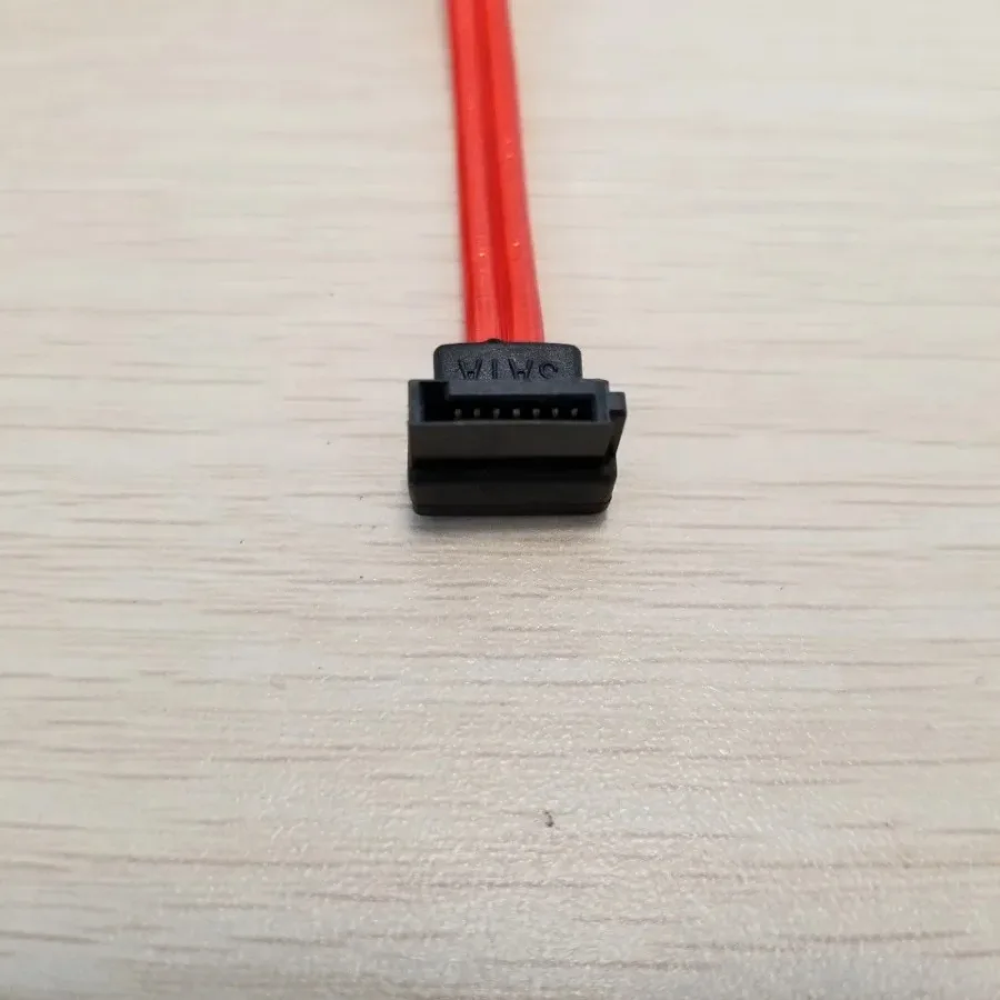 Cabo Adaptador SATA, Ultra Macio, Vermelho, Personalizado, Dados, 10cm