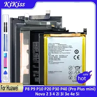 Battery HB436486ECW For Huawei Nova 2 3 4 2i 3i 3e 4e 5i/Mate 10 20 X RS Pro Lite /P8 P9 P10 P20 P30 P40 Pro Plus mini/Honor V20