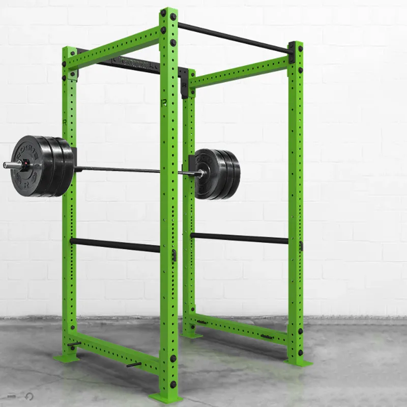 Comprehensive Multifunctional Steel Barbell Full Cage Power Rack For Home Fitness Training Bodybuilding Chest Shoulder Arms