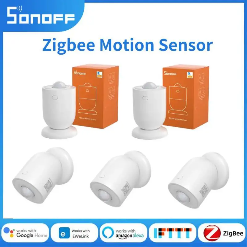 SONOFF-Sensor de movimiento SNZB-03P Zigbee, Detector de presencia, enlace de seguridad para el hogar inteligente a través de la aplicación EWeLink, Alexa, Google, Smartthings, 1-6