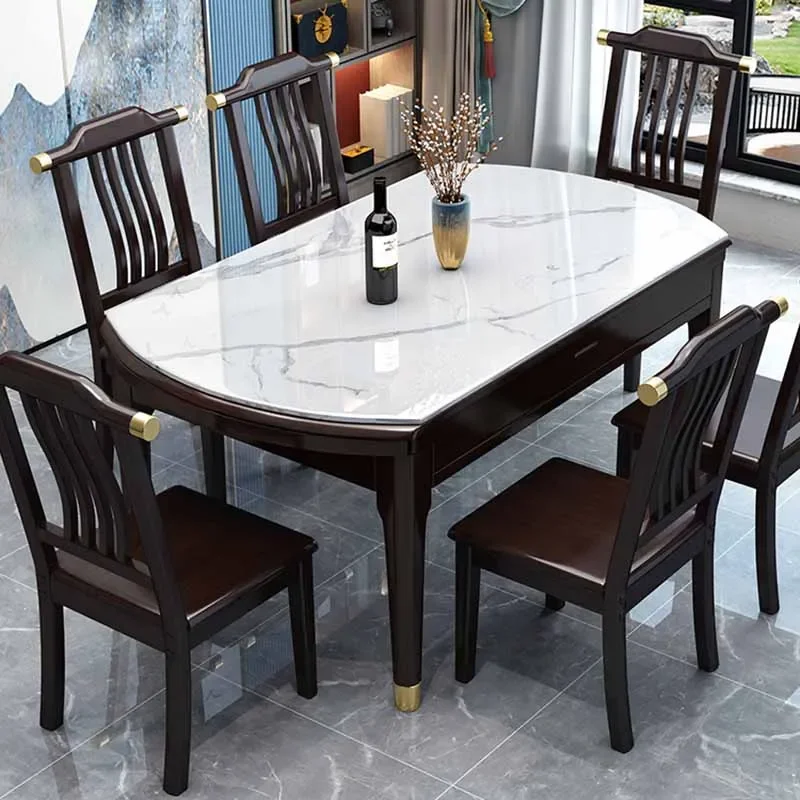 

Маслостойкий уникальный кухонный обеденный стол, современные европейские ресторанные столы, белая скандинавская прямоугольная мебель Mesas De Comedor