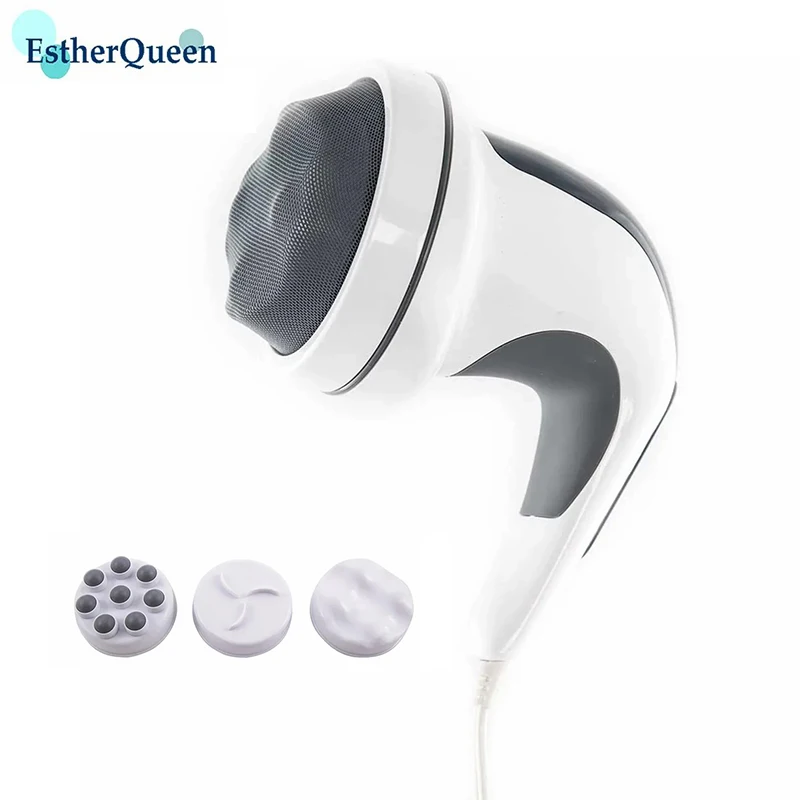 EstherQueen Electric Massage Roller Fat Burner Weight Loss Machine Anti Cellulite Health Beauty Body Massager Acupressure Roller