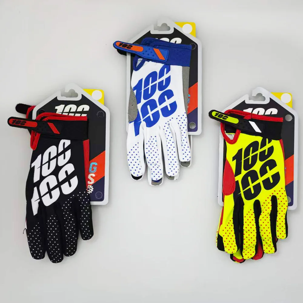 Motorcycle Racing Gloves Unisex Four Seasons Anti Slip Wear Resistant MTB Riding Gloves