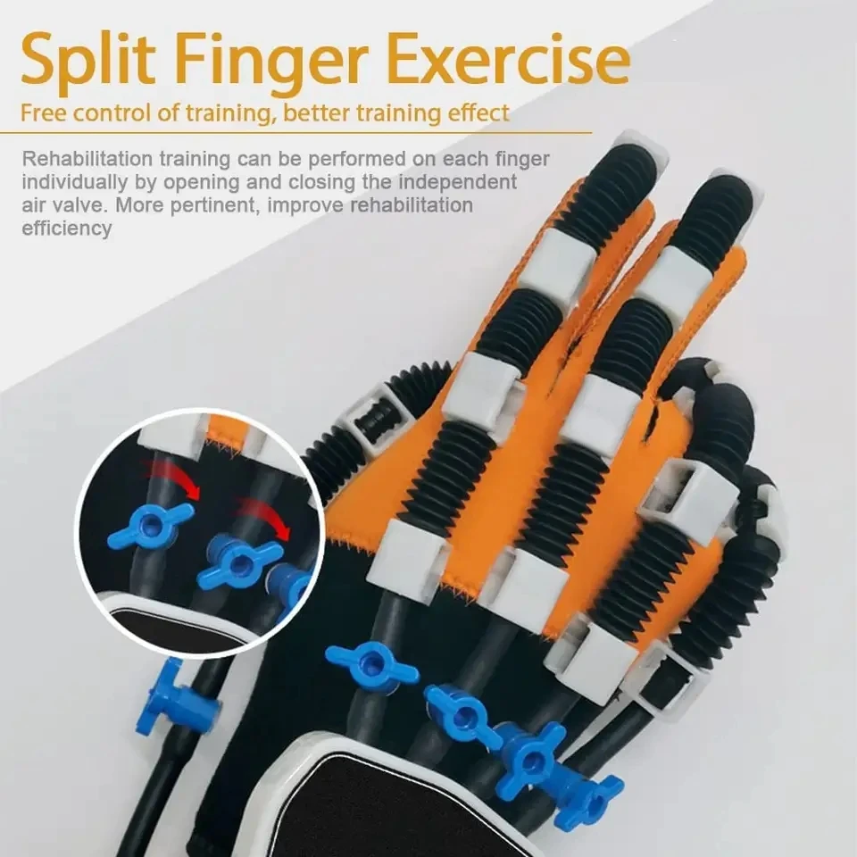 HKJD therapy hand rehabilitation robotic glove device portable hand rehabilitation training robotic gloves