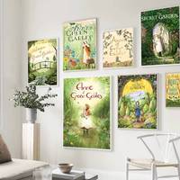 A-Anne of Green G-Gables Classic Vintage Posters HD Quality Wall Art Retro Posters for Home Room Wall Decor