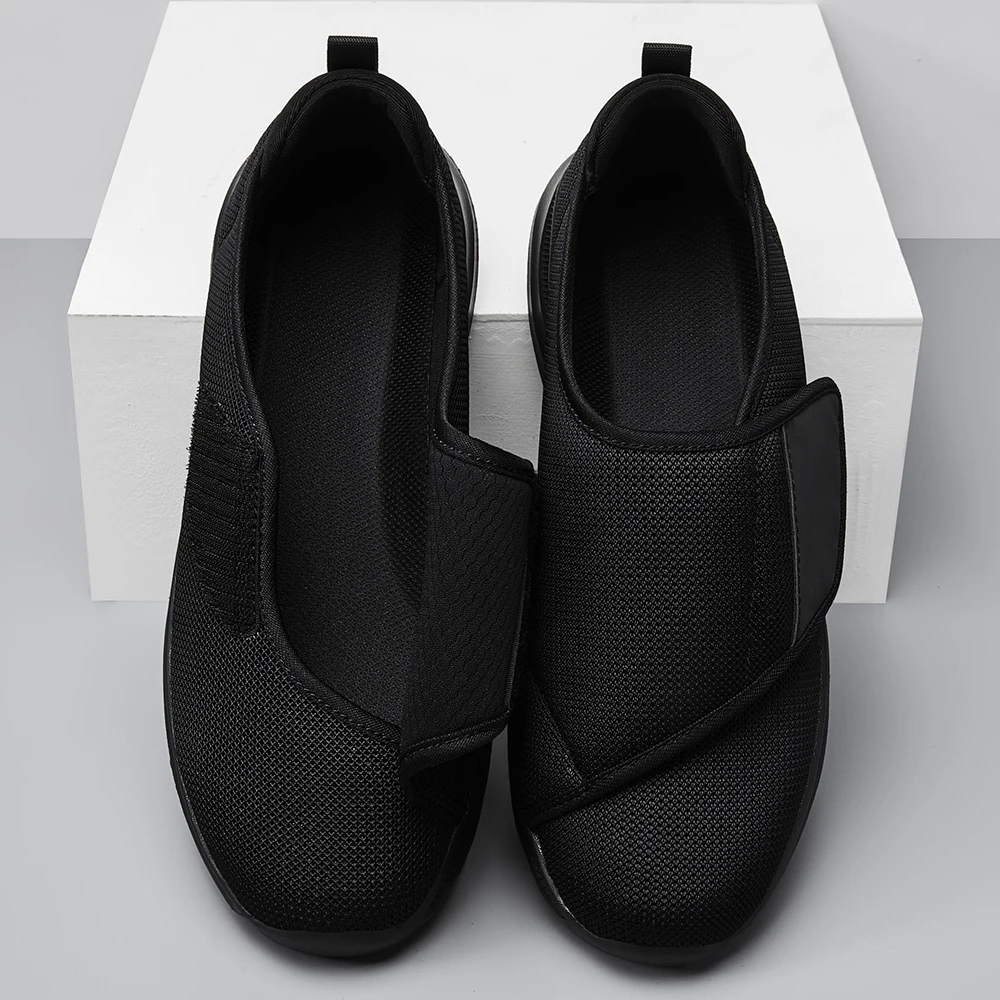 รองเท้าผ้าใบนิ้วเท้ากว้างสําหร - Men'S Shoes Diabetic บทวิจารณ์และราคา