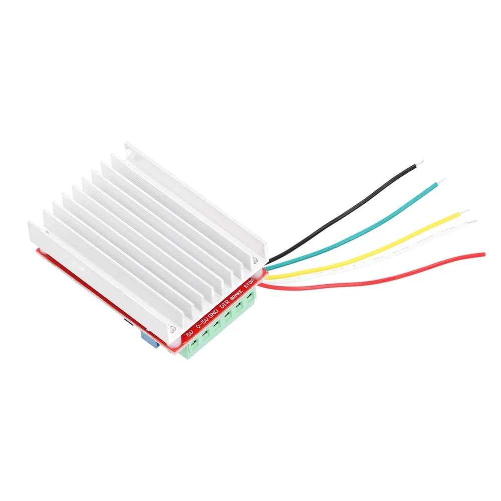 

Контроллер двигателя 12 В, 24 В, 48 В, 6-60 В постоянного тока, трехфазный контроллер двигателя BLDC, 350 Вт, электрический контроллер скорости, система управления ПЛК