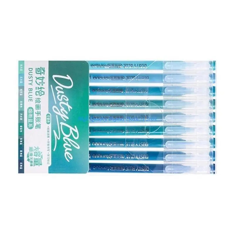 

U2JE 9Pcs Multicolored Gel Pen Assorted Color Journaling Pen Colorful Drawing Pen