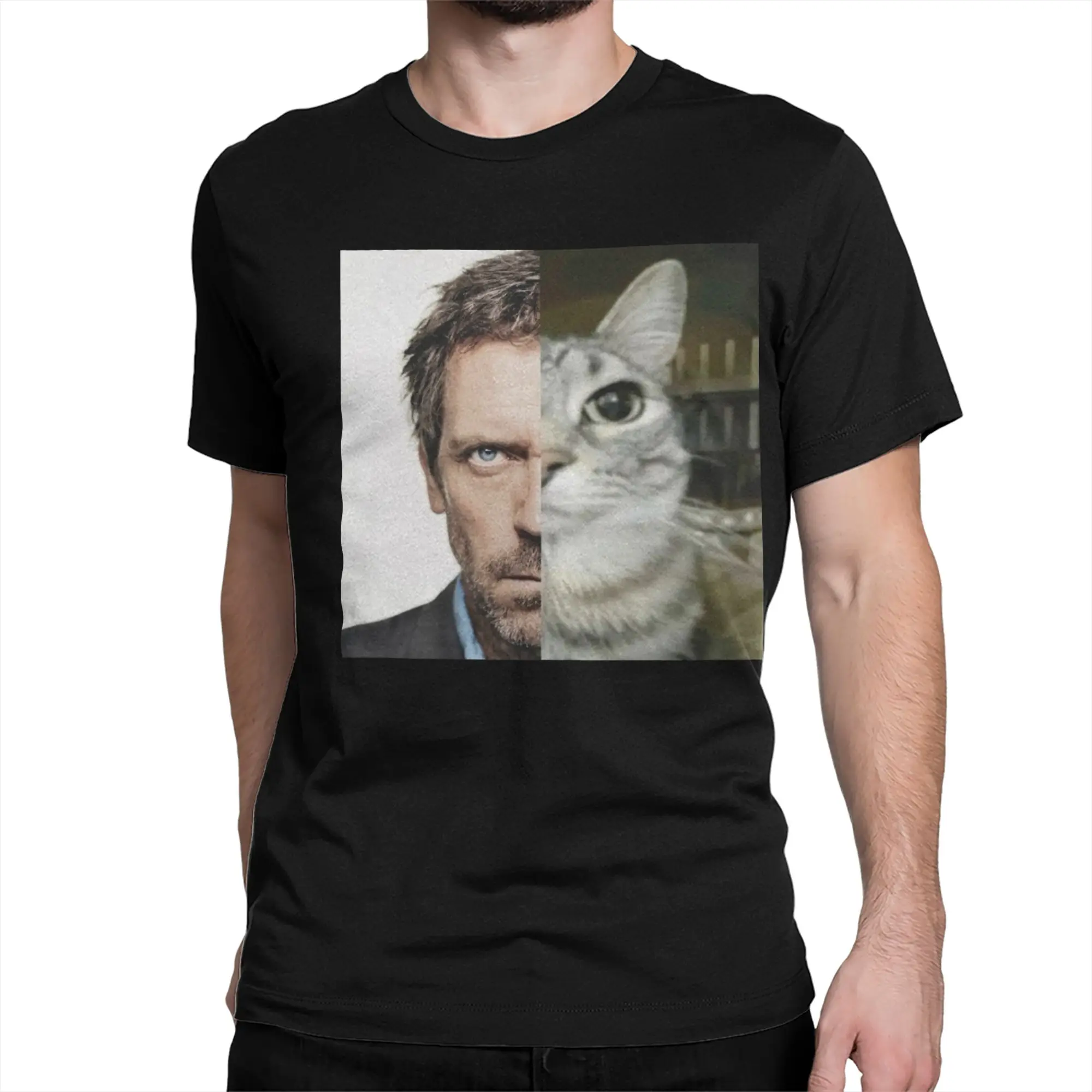 House MD Dr Gregory House Graphic T Shirt for Men Women  100% Cotton  Tee Shirt Clothing