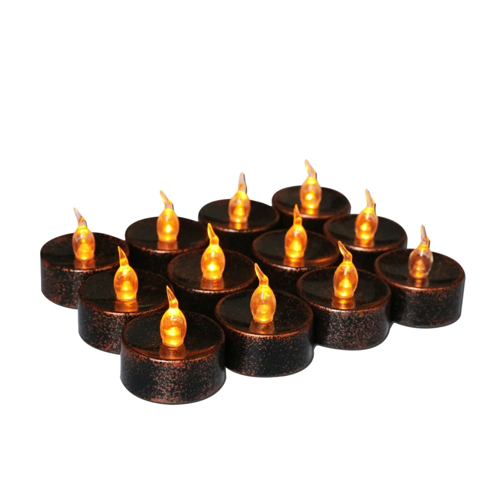 

20 Pcs Electronic Light Tealight Candles Halloween Party Lamp Decor Lights LED