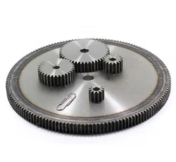 1Pcs Process Hole 6mm Module 1 Spur Gear 31-46 Tooth Thick 10mm 45# Carbon Steel Metal Transmission Pinion Gear