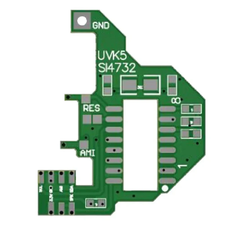 Модуль модификации компонентов кварцевого осциллятора V2 (версия FPC) для Quansheng UV-K5