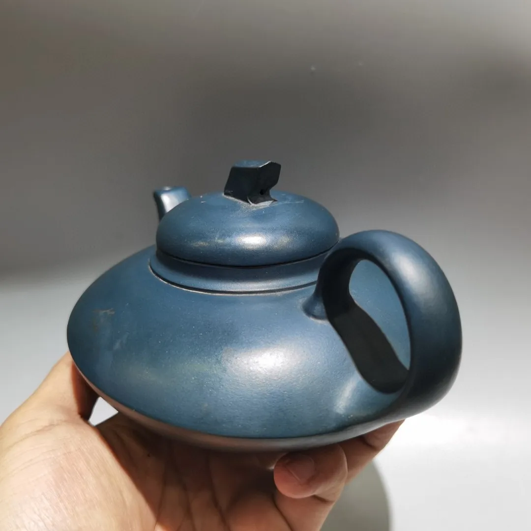 Yixing Teapot Purple Clay Pot Republic of China Green Mud Frisbee pot Fish fin lid pot Teapot Kettle