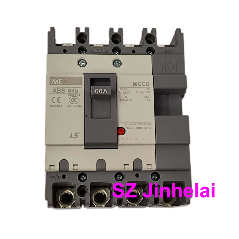 ABS64b Authentic original  ABS 64b LS Molded case circuit breaker ABS-64B Air switch  4P  60A