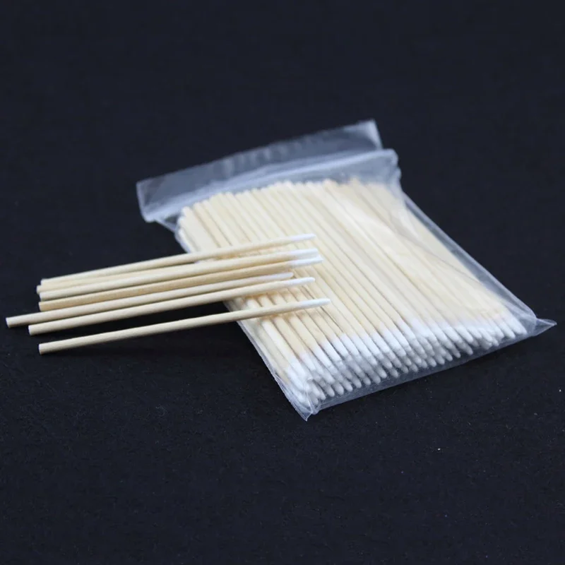 

1 Bag 7cm/10cm Wooden Cotton Swab Cosmetics 100pcs Microblading Makeup Health Medical Ear Jewelry Clean Sticks Buds Tip
