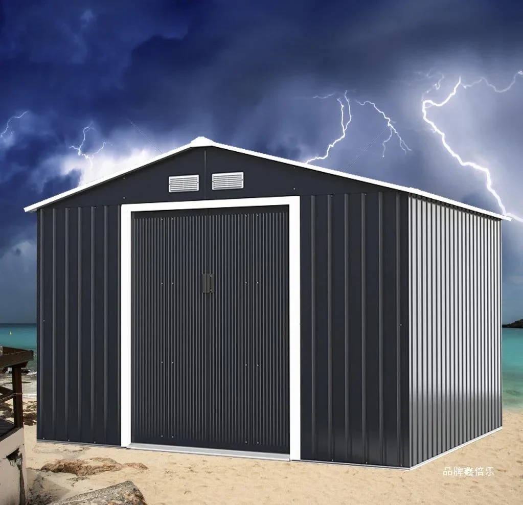 2026 Lockable Outdoor Patio Storage Cabinet Waterproof Balcony Shed Garden Storage Easily Assembled Resin Frame Rot Proof Featur