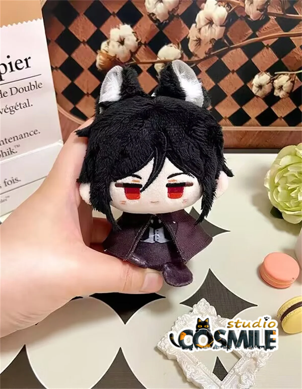 Master Butler Housekeeper Demon Devil Stuffed Plushie Plush 10cm Doll Toy Keychain KM