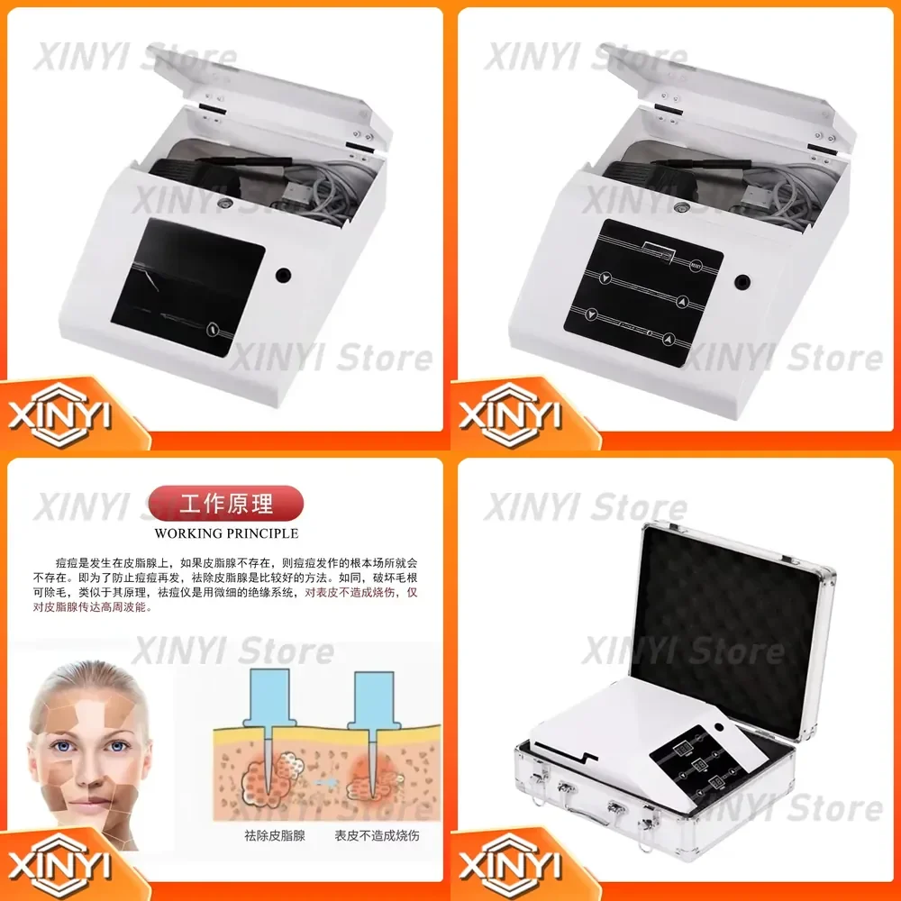 Acne Remover Device for Beauty Salon Skin Care Tool for Acne Reduction Pore Cleaner Facial Cleansing Device for Blackhead