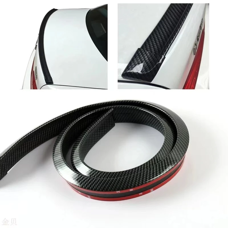 G20 Universele Spoiler Auto Sticker 1.5M Car-Styling 5D Carbon Rubber Tail Wing Solderen Diy Refit For BMW 3Series