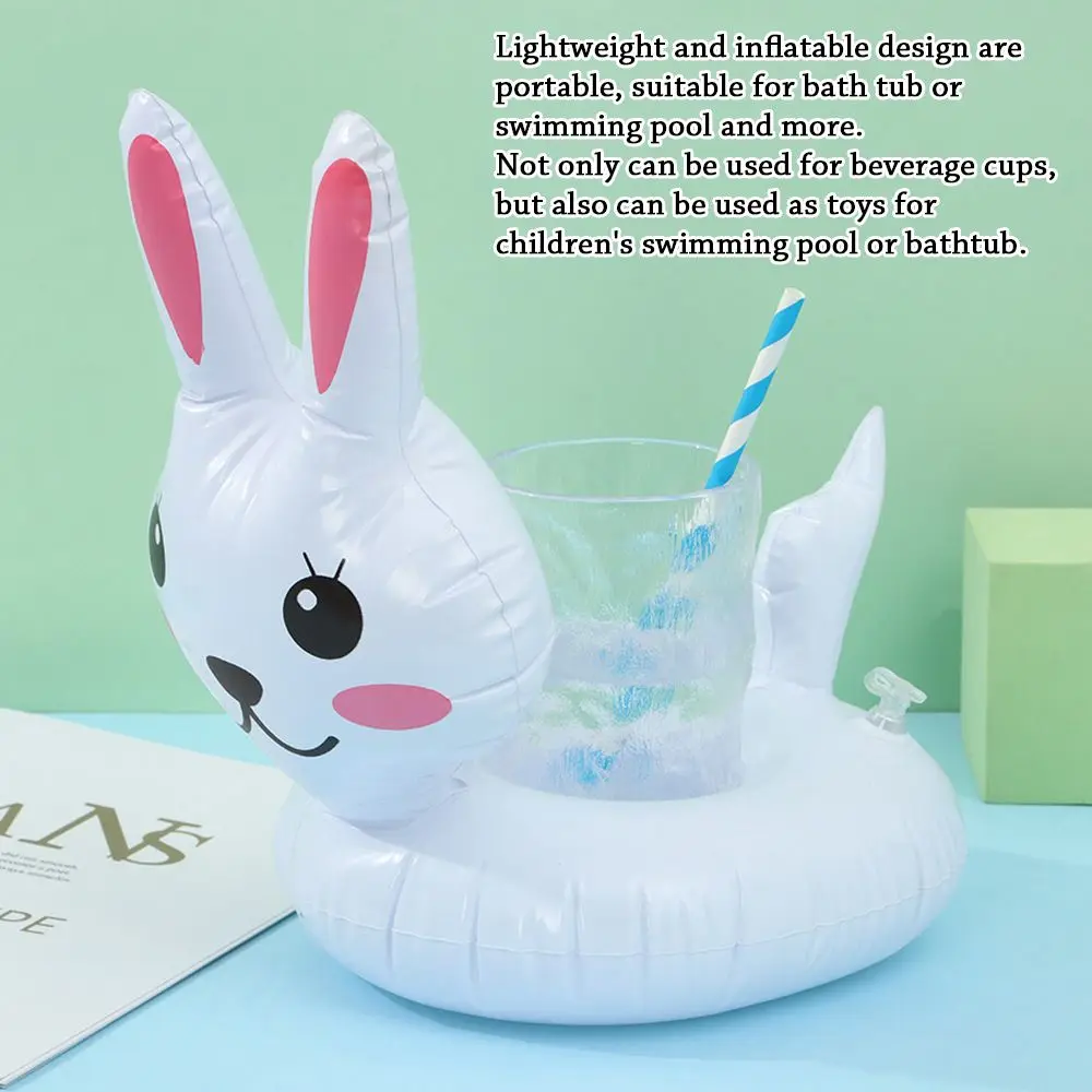 Decoration Kids Toys Pool Floaties Drink Floats Swimming Pool Float Inflatable Drink Holders Inflatable Cup Coasters