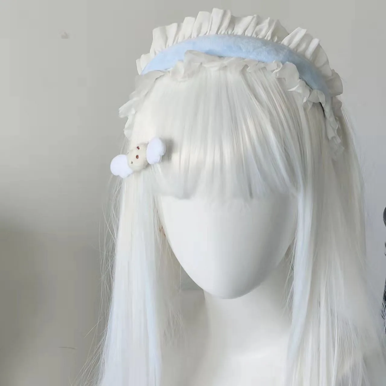 Harajuku Gothic Y2K Zoete Kant Haar Hoepel Halloween KC Hoofdband Vrouwen Meisje Lolita Punk Haarbanden Haaraccessoires