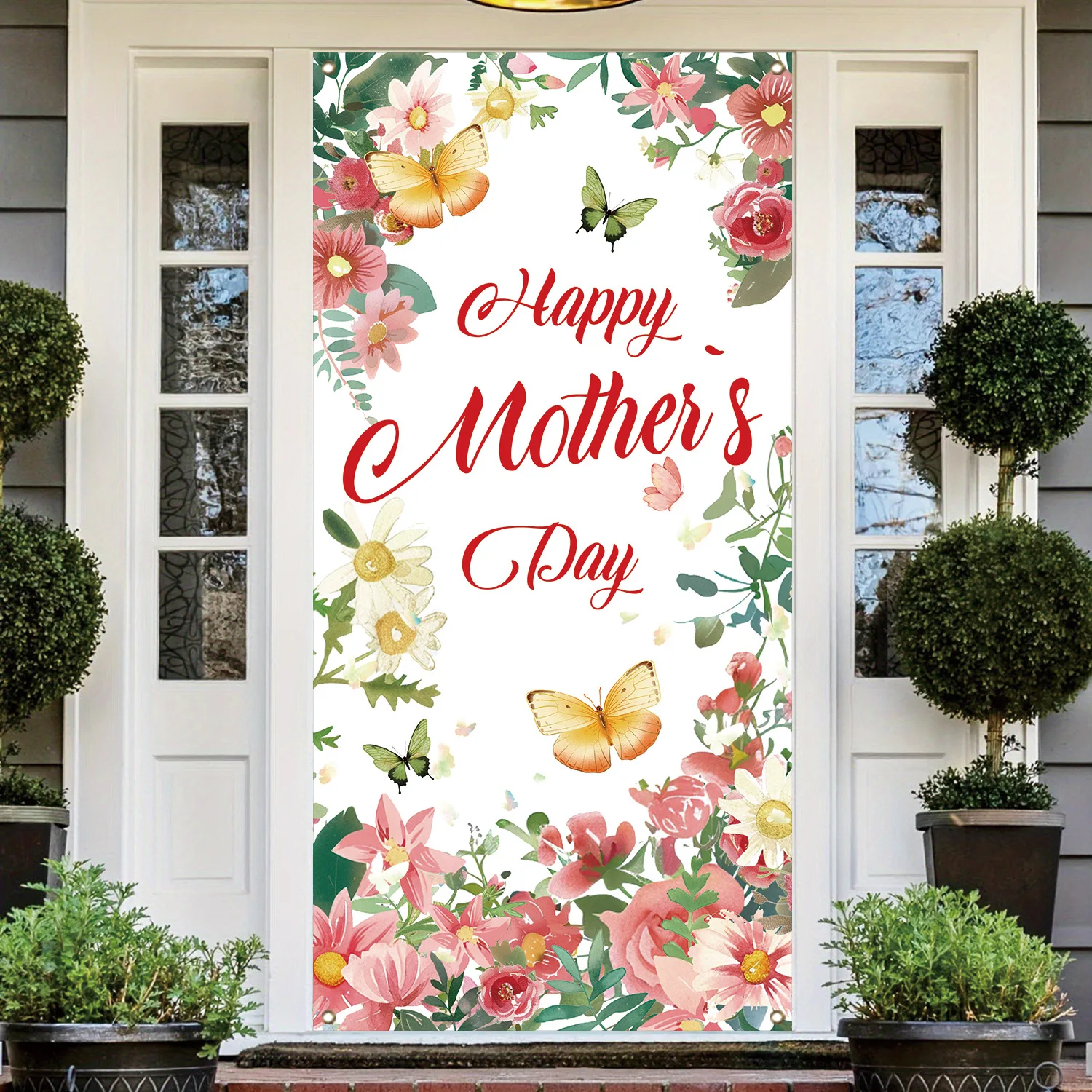 

Mother's Women's Day Backdrops Birthday Party Event Banner Flower Mom Background Custom Floral Home Photo Studio Props