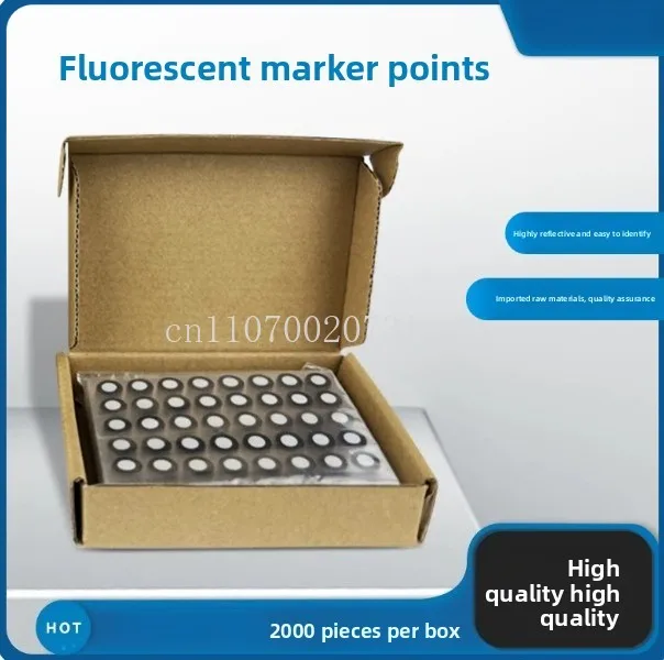 2000Pcs Highly Reflective Markers Handheld 3D Scanner 2000 Fluorescent Markers/group 6mm Inside 10mm Outside
