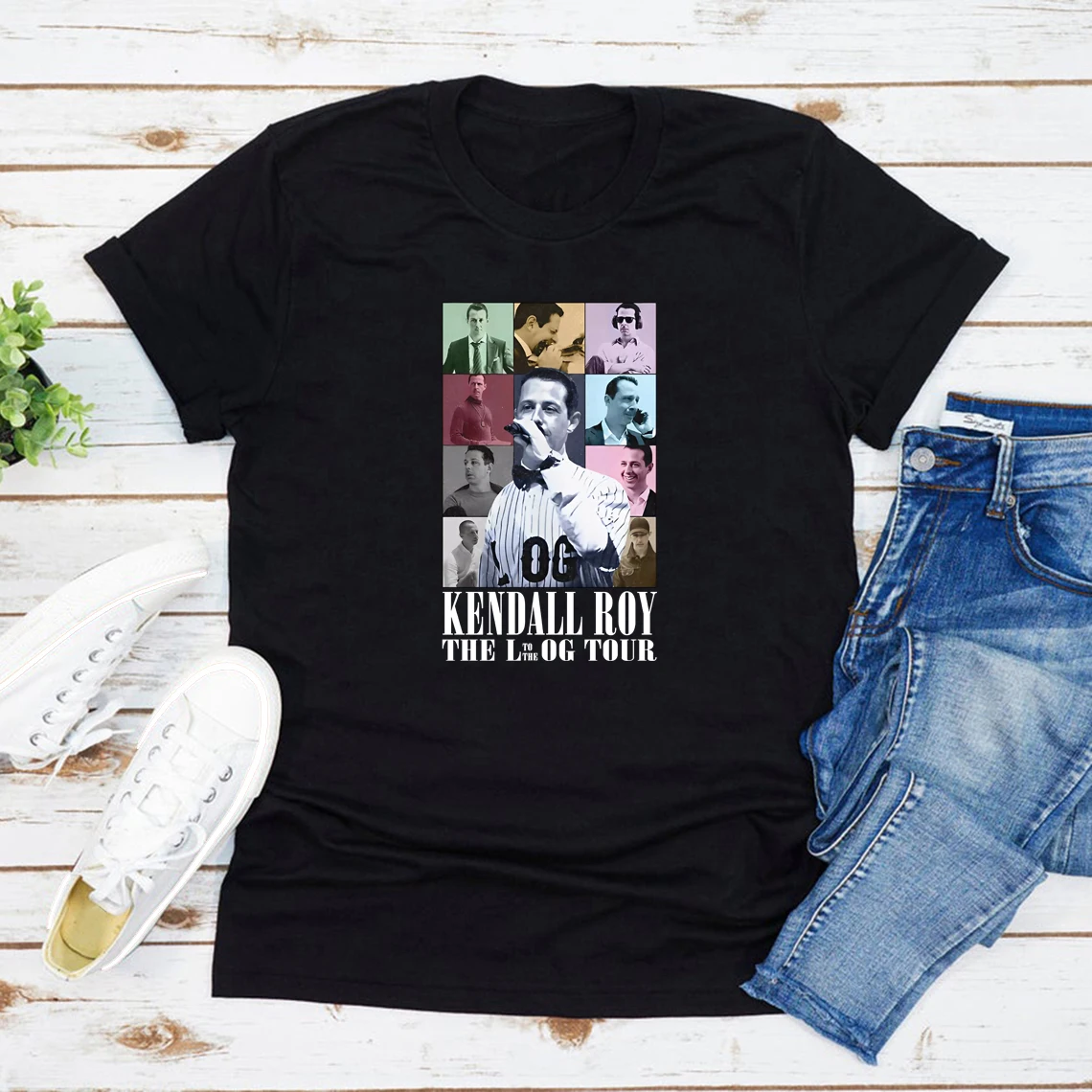 Kendall Roy The Eras Tour T-Shirt Gift for Women and Men Unisex T Shirts Vintage 80s 90s Succession TV Show T-shirt Casual Tops