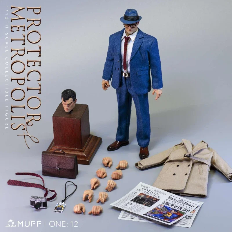 

New Product in Stock: MUFF TOYS 1/12 Metropolis Guardian Journalist Superman Clark Kent 6-inch Handmade Gift