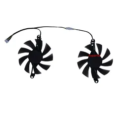 2Pcs/Set,GPU Cooler,Graphics Card Fan,For AMD JIESHUO 51RISC RX 6600M RX6600M,For MLLSE RX 580 8GB Gaming GDDR5