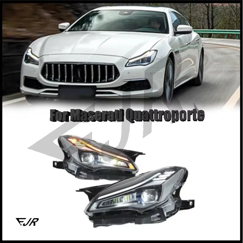 Светодиодные фары для Maserati Quattroporte 2014-2019 Upgrade 2022, Trofeo Laser plug and Play