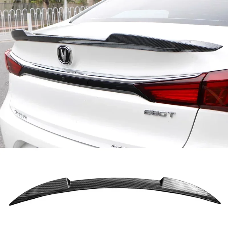 Rear Wing for Changan EADO Plus Spoiler 2020 to 2023 Carbon Paint Car Tail Fin Accessories