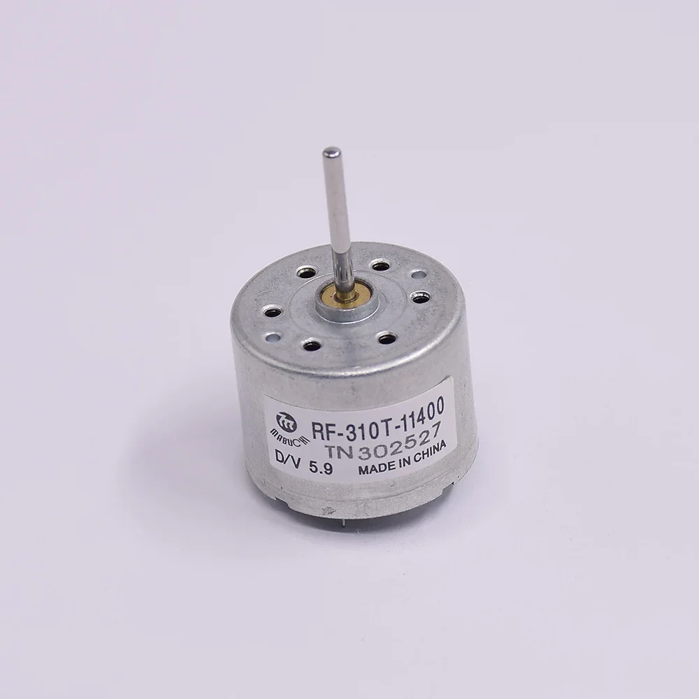 RF-310T-11400 D/V5.9 Micro 24mm 310 Motor DC 2.5V-6V Mini Round Spindle Motor 17mm Long Shaft for Audio CD DVD Player Toy Model