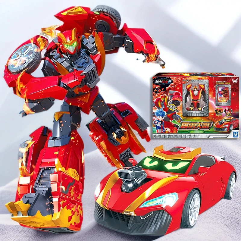 

XuanKa Warriors 2 Cool Mecha Warrior Transforming Robot Car Toys - ABS Plastic Action Figure Model Kit for Kids Boys Gifts 6-12+