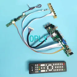 DVB LCD Monitor Matrix Controller Board Fit LM230WF5 LM230WFA LVDS 30 Pin USB AV RF HDMI-Compatible VGA 1920*1080 DIY Kit 23