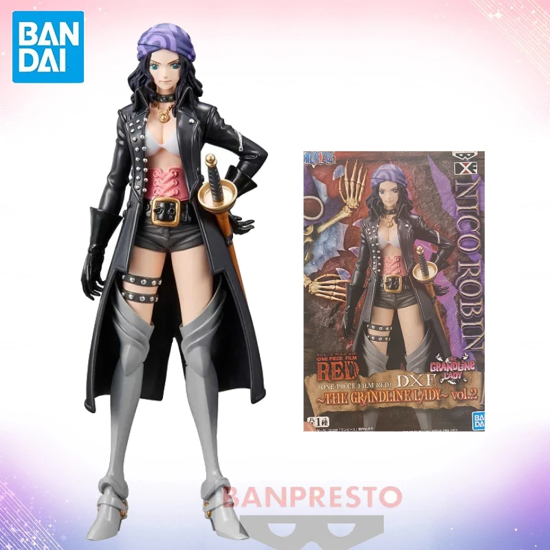 

В наличии Bandai Original Banpresto Аниме One Piece Film RED DXF Nico Robin Фигурка Модель Коллекция Игрушки Подарки WY