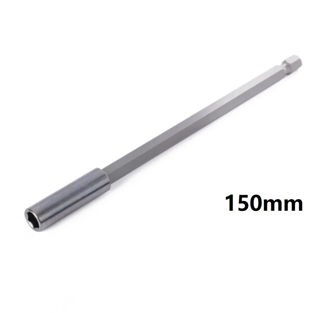 

150mm Magnetic Extension Hex Bit Holder Shank Screwdriver Extra Strong Tool Extension Rod Pneumatic Drill Electric Screw Socket