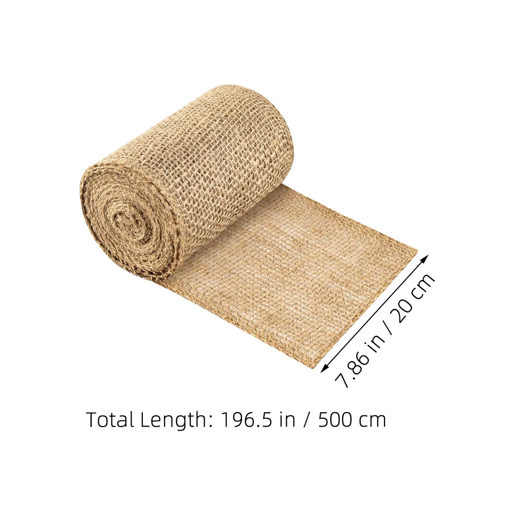 

20cm X 5m Burlap Tree Trunk Protector Wrap Winter Frost Protection Sun Shield Bark Bandage Burlap Tree Protector Wraps