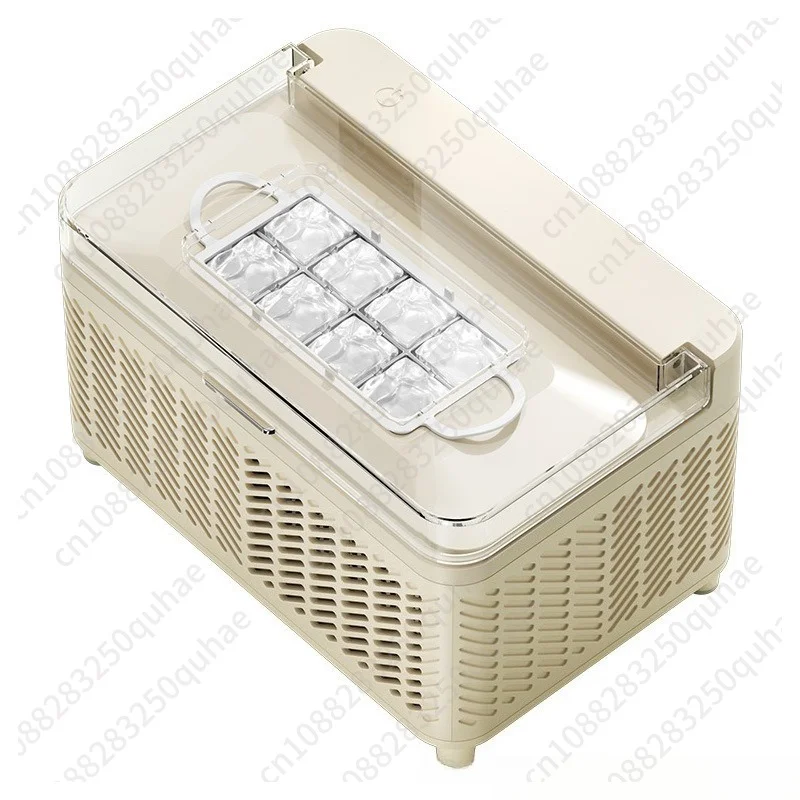 

Automatic Mini Ice Maker, Fast Ice Making Machine with Self-Cleaning, 12V/220V for Car Camping