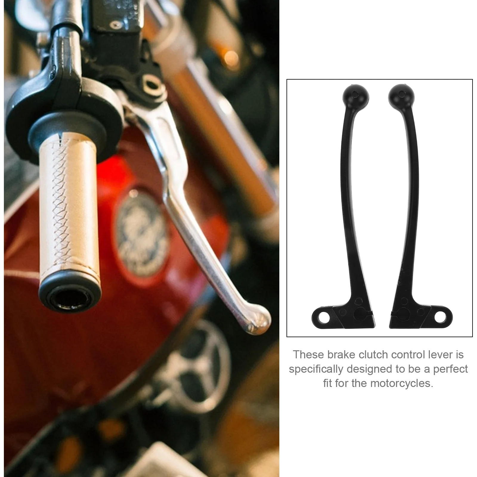 

Universal Brake Lever Handle For Motocross Motorcycle Alloy Material Durable Replacement Clutch Control Lever Easy Fit All