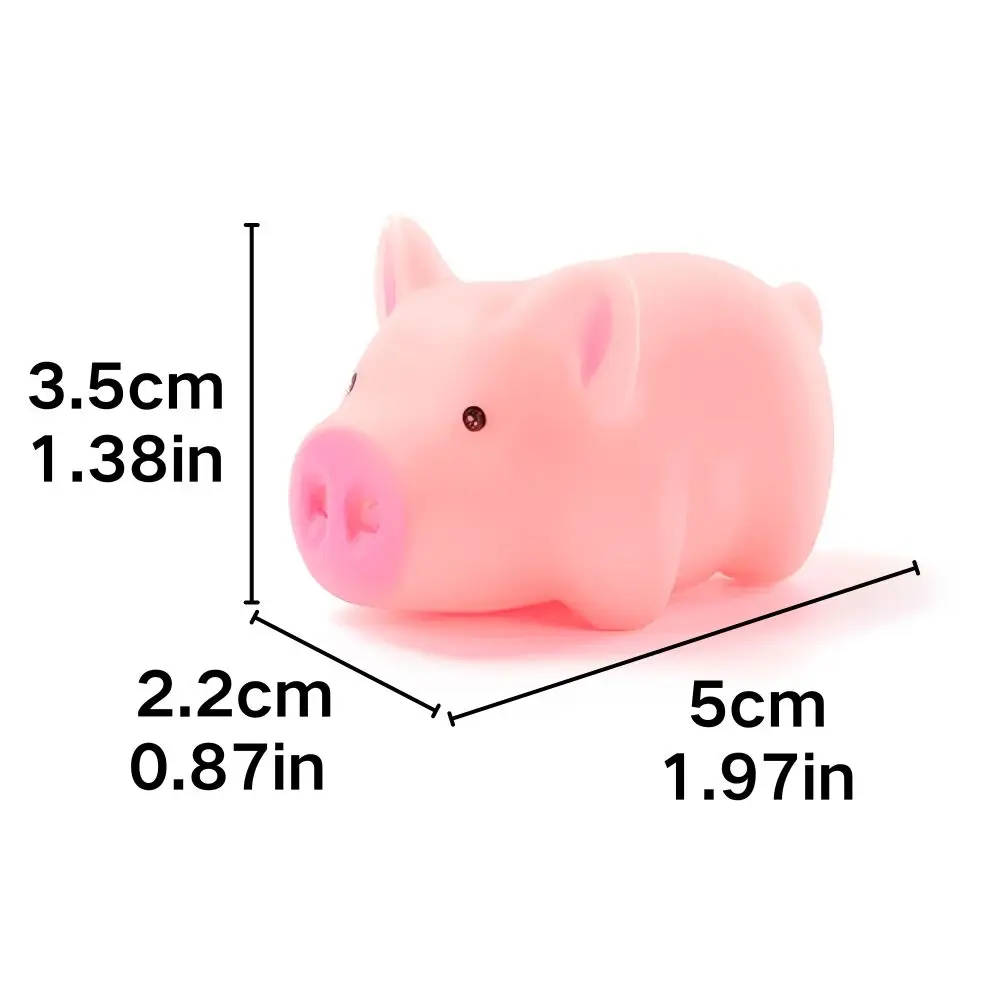16/21pcs Plastic Squeaky Pig Dog Toy, Soft Squeeze Pig Sound, Puppy Chew for Teething, Interactive Pet Supplies for Dog Play YMY