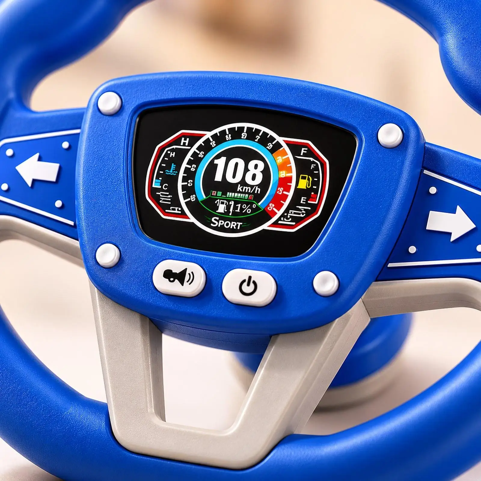 Steering Wheel Simulated Toy Simulated Driving Driver Pretend Driving Toy for Baby