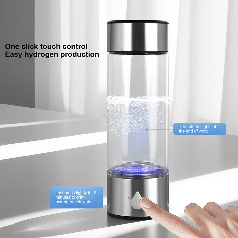 2026 New Hydrogen-Rich Water Cup Hydrogen-Absorbing Models Hydrogen-Rich Water Anti-aging Hydrogen-rich Portable Water Cup