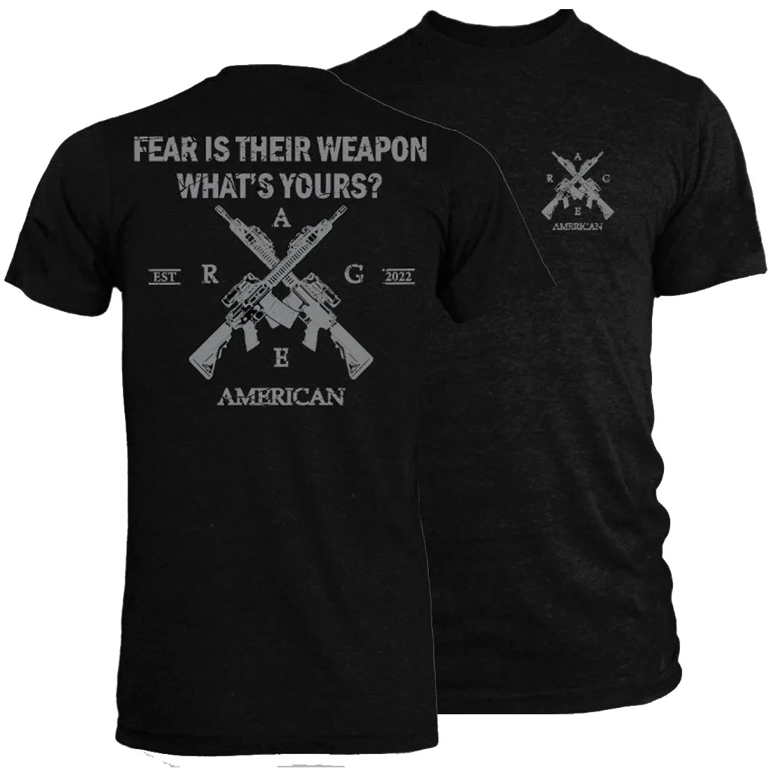 

Fear Is Their American Grunt T-Shirt 100% Cotton O-Neck Summer Short Sleeve Casual Mens T-shirt Size S-3XL