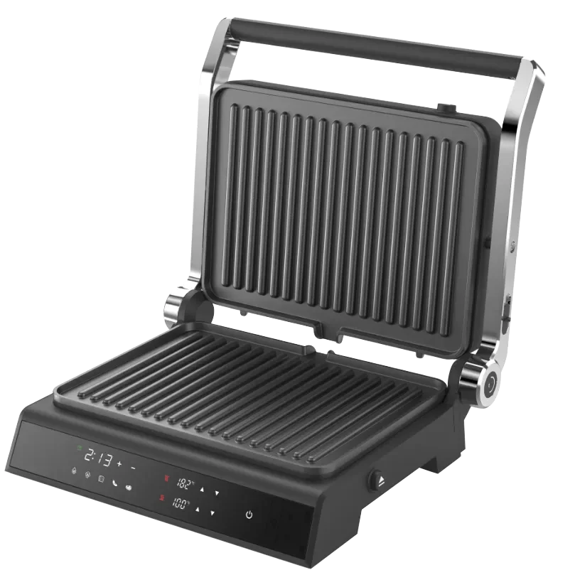 Good Quality Commercial Electric Grill Sandwich Contact Grill Gas Cast Iron Maker Steak Machine Electric Barbecue Grill Panini