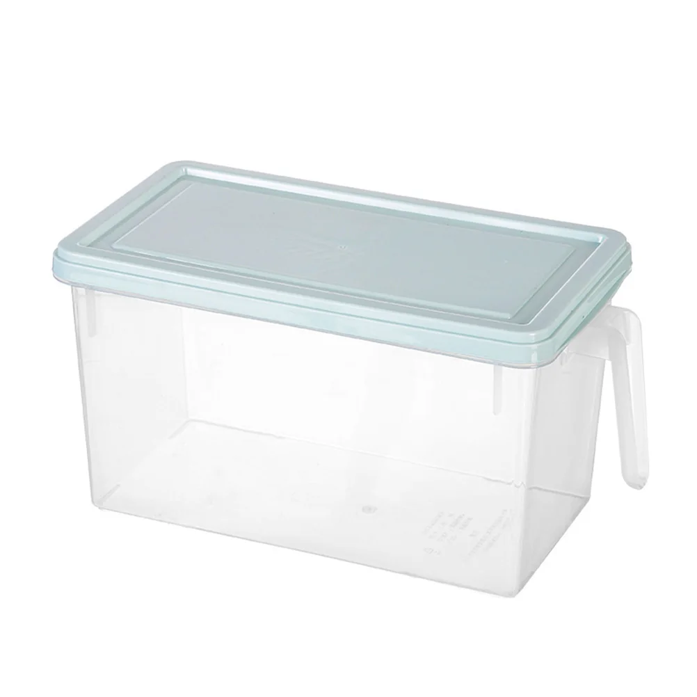 

Refrigerator Storage Box Food Containers Plastic Crisper Rectangular Boxes Fridge Freezer Snack Organization PP
