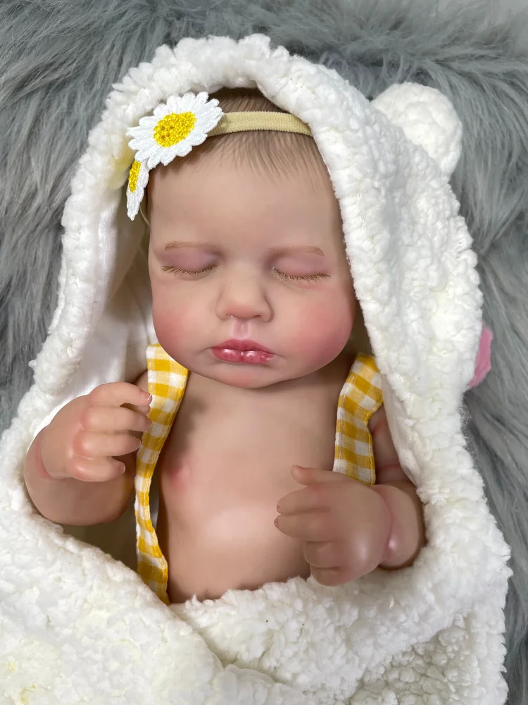 

20 дюймовый полностью силиконовый виниловый тело моющаяся милая девушка 3D Кожа видимые вены реалистичный Новорожденный ребенок LouLou для сна