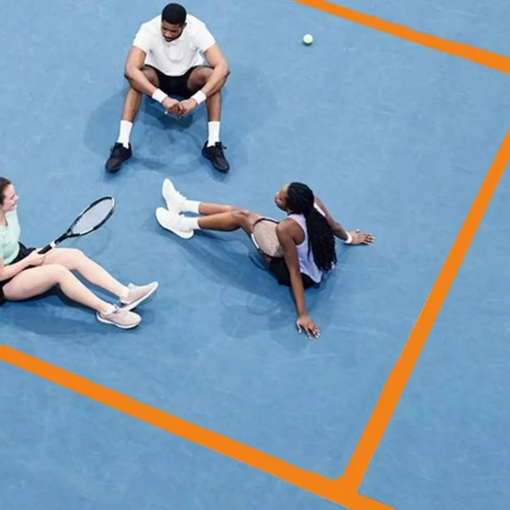 20M Pickleball Court Marking Tape Self-Adhesive Multifunctional Tennis Court Tape Strong Stickiness Weather Resistant