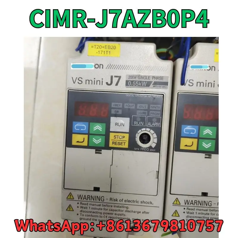 Used Frequency converter CIMR-J7AZB0P4 test OK Fast Shipping