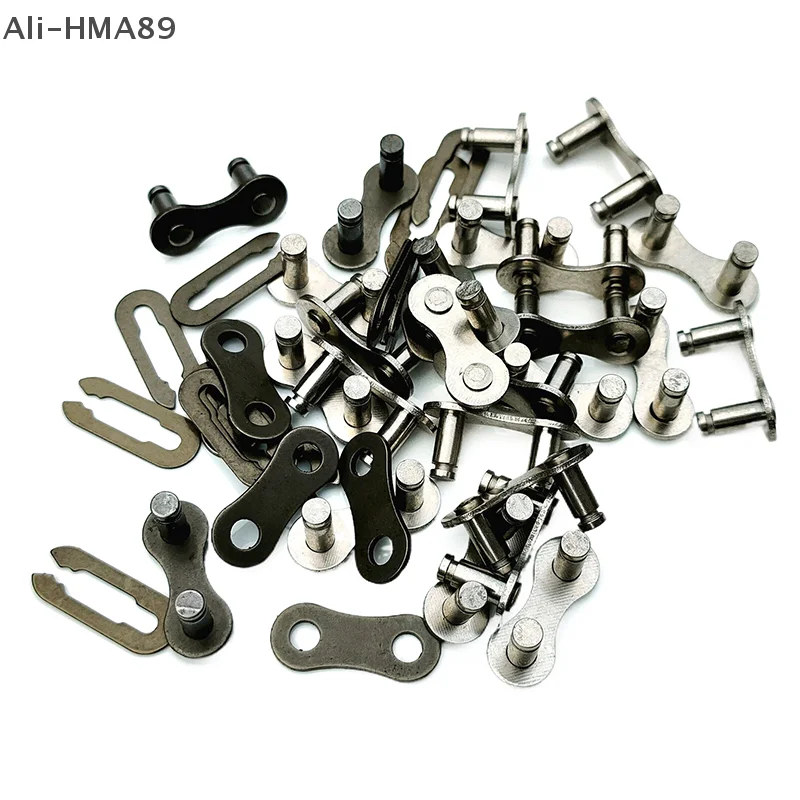 

HMA89-1Pcs Bicycle Locks Chain Master Link Single Speed Quick Release Buckle Chain Connector Bike Chain Link Joint Chain Lock